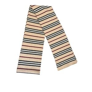 Vintage Burberry Scarf Original Stripe Pattern